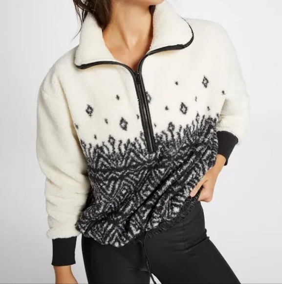 CALIA by Carrie Underwood Sweaters - Calia 3/4 Zip Sherpa Pullover Sweater